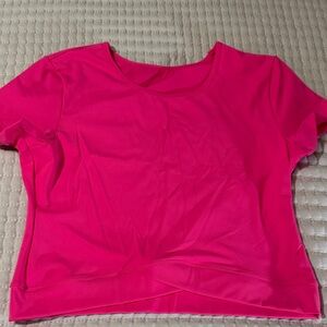 HALARA Vibrant Pink Short Sleeve Tee size L